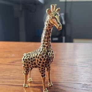Goldtone Giraffe Figurine